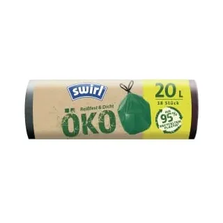 Swirl Müllsäcke Schwarz 18