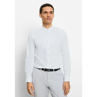 Olymp Businesshemd OLYMP No. Six, Super Slim, Stehkragen weiß 44