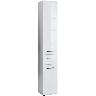trendteam Skin Hochschrank 30 x 182 x 31 cm Weiß Holz