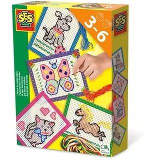SES Creative SES Creative® Stickbild Ich lerne Sticken mehrfarbig
