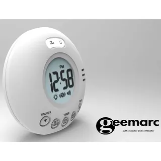 Reisewecker Geemarc Voyager laut Batterie Vibration Blinklicht Wecker Wake&Shake