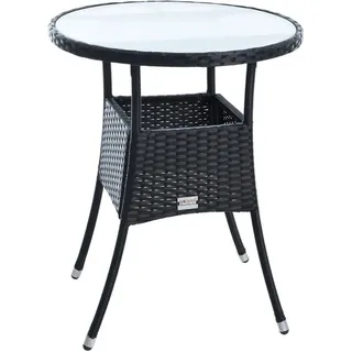 Estexo Beistelltisch Ø 48 x 74 cm Schwarz
