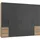 Level 300 x 236 x 58 cm Plankeneiche Nachbildung/Grauglas