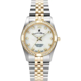 B JACQUES DU MANOIR Jacques du Manoir Damen Analog Edelstahl 5 bar JWL02002