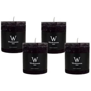 Wiedemann Kerzen Adventskranzkerzen 80 x 68 mm schwarz