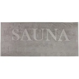 ZOLLNER Saunatuch 80 x 200 cm grau