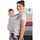 Tragetuch Baby 100 es Babytragetuch mit Ergonomischer Passform Einfach Anzuziehen Waschmaschinengee Hellgrau