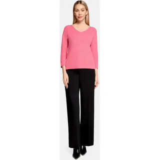 Betty Barclay Strickpullover mit V-Ausschnitt Rosa L