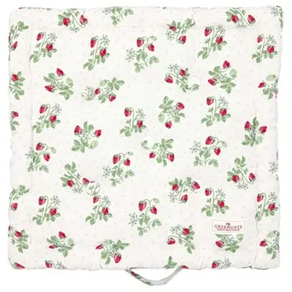 GREENGATE Sitzkissen Berry 50 x 50 cm Weiß