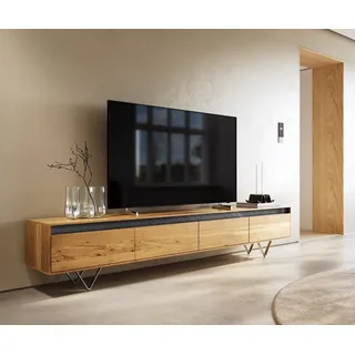 DeLife Stonegrace Lowboard 240 cm Beige Edelstahl