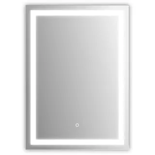 JOKEY Kristall-Form LED-Lichtspiegel FrameLight II 50 cm x 70 cm Rechteckig