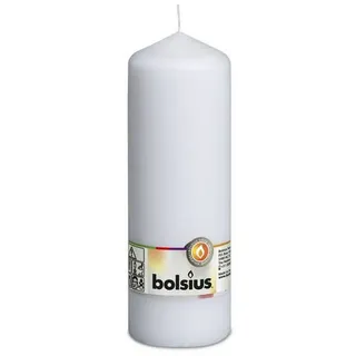 Bolsius Stumpenkerze 20 cm weiß