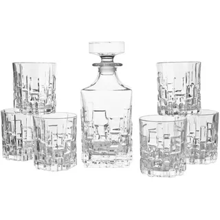 Whisky Set Etna, RCR - 1 Karaffe + 6 Tumbler"