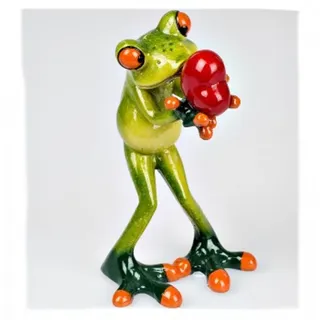 Formano Frosch mit Herz 13 cm Bunt