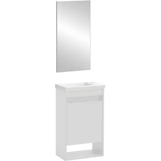 WELLTIME Avio Badezimmer-Set Weiß