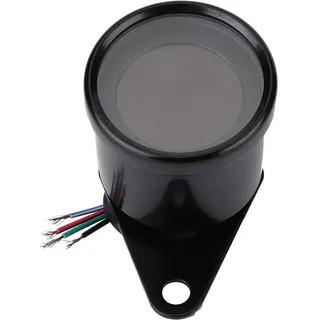Dioche Tachometer Motorrad GPS, Universeller Motorrad LED Digitaltacho mit Geschwindigkeitsanzeige, Drehzahlmesser und Ölstandsanzeige, Schwarz