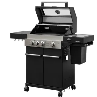FEUERGOTT Gas-Grillstation Hektor 3B-S inkl. Abdeckhaube