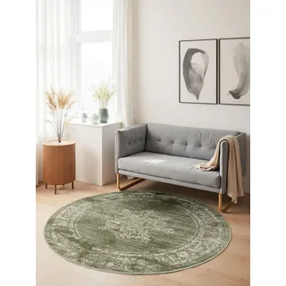 HANSE HOME Lydia Kurzflorteppich Ø 160 cm Blau