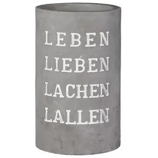 räder Vino Beton Weinkühler Leben Lieben Lachen Lallen