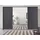 323 x 233 x 68 cm Grau