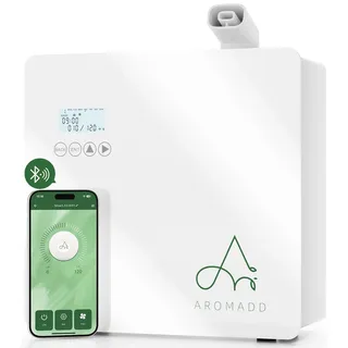 AROMADD 3500 m2 Smart Scent Diffuser – HVAC-System | Whole House Aroma & Hotel Collection Diffuser, wasserloser Diffusor für Zuhause, große Räume, Kaltlufttechnologie, 600 ml