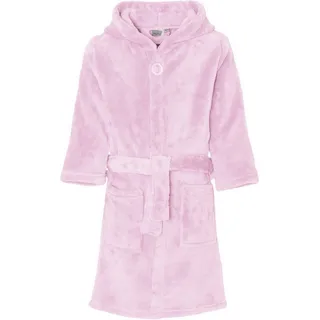 Playshoes Fleece-Bademantel uni in Rosa 134/140