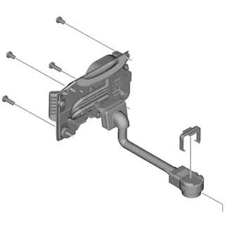 Shimano En600 Batteriehalter - Grey - 600 mm