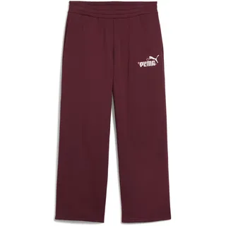 Puma ESS Nature 2.0 Comfort Logo Straight Hosen Ruby Shimmer XL