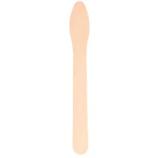 MONOUSO - Kleiner Holzlöffel flach 12,5cm (50 Stück)