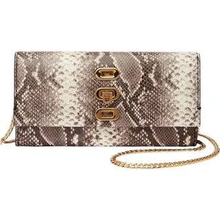 Fossil Geldbörse Schultertasche Penrose Wallet Python grau - Grau