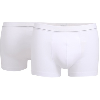 bugatti Herren Shorts, 2er Pack - FLEXCITY, Boxer Briefs, Pants, Stretch Cotton Weiß 2XL