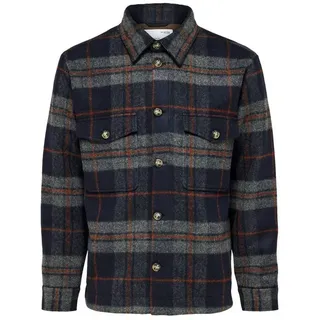 SELECTED HOMME Langarmhemd blau L
