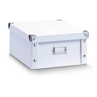 Zeller Aufbewahrungsbox 9,6 l weiß 26,0 x 31,0 x 14,0 cm