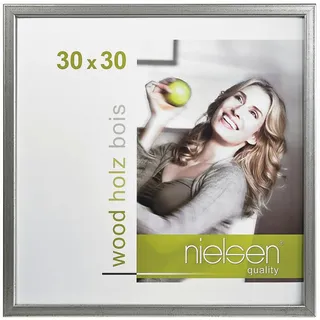 Nielsen Bilderrahmen Holz Silber 30x30 cm 1 St.