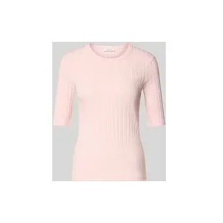 T-Shirt in Ripp-Optik Modell 'Savka', Hellrosa, 44