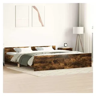 vidaXL Bettgestell 160 x 200 cm Brown