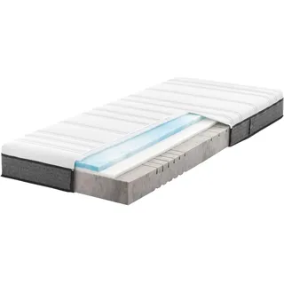 Ravensberger Matratzen Gelmatratze Thermo-Duo Härtegrade H2, 90 x 200 cm | 7-Zonen-Mehrschichtmatratze mit Gel-Auflage | mit Funktionsbezug