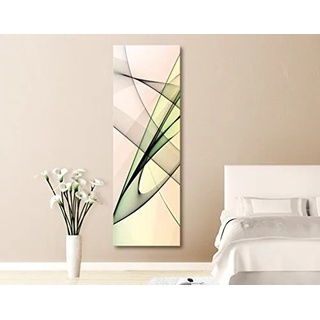 Apalis Leinwandbild Inspiration Schmal Abstrakt Kurven Linien Wellen Bogen, Leinwand, Leinwandbild XXL, Leinwanddruck, Wandbild