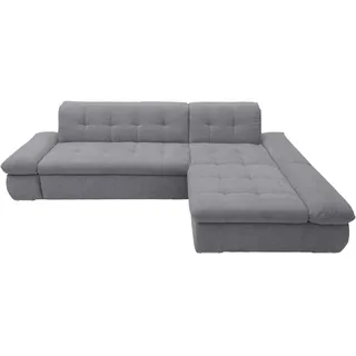 Mid.you Ecksofa, Dunkelgrau, Metall, Uni, 3-Sitzer, L-Form, 300x172 cm, Made in EU, FSC Mix, Schlafen auf Sitzhöhe, Wohnzimmer, Sofas & Couches, Wohnlandschaften, Ecksofas