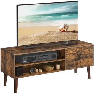 VASAGLE LTV120T01 TV-Schrank Lowboard 120 cm vintagebraun Holz