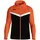 Trainingsjacke mit Kapuze Damen 807 schwarz/neonorange 36