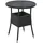rund Ø 60 cm Schwarz