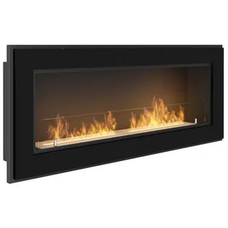Infire Echtfeuer-Dekokamin Frame Ethanolkamin, mit Heizleistung, TÜV zertifiziert schwarz 1200 cm