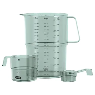 Rosti Mensura Messbecher-Set, nordic green 3tlg. Set: Messbecher in Mint