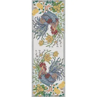 EKELUND MASTER WEAVERS 1692 Tischläufer Tischläufer Fjäderblom 599 35x100 cm, Pixel gewebt (6-farbig) bunt