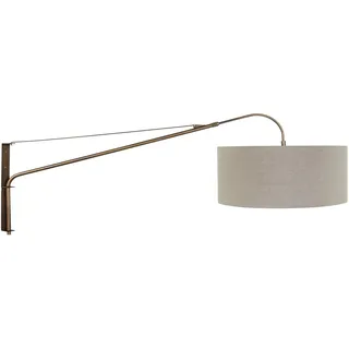 Steinhauer Wandleuchte 1-fl. "Elegant Classy" 4751BR (2574BR+K1066RS) Bronze + Schlamm