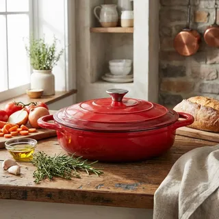 casativo Gusseisen Topf 28 cm rund