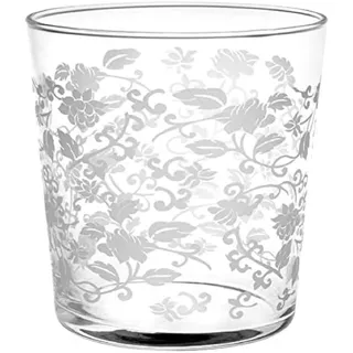 Pasabahce 42240 Dec Provence Glasbecher, 36 cl, transparent/weiß