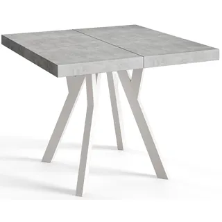 Esstisch Ausziehbar Rico 80-130cm, Graphit, Holzbeine, Modernes Design