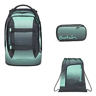 Satch Pack Gradient Mint 3tlg. Schulrucksack-Set